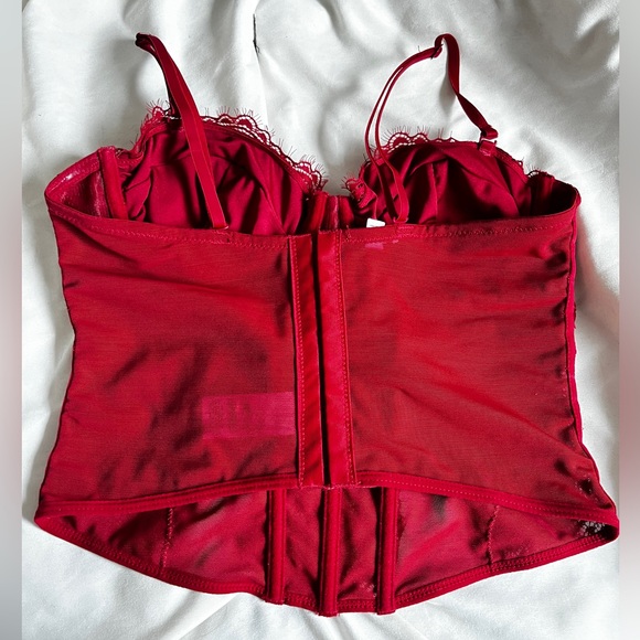 Lace Mesh Bustier - Picture 2 of 2